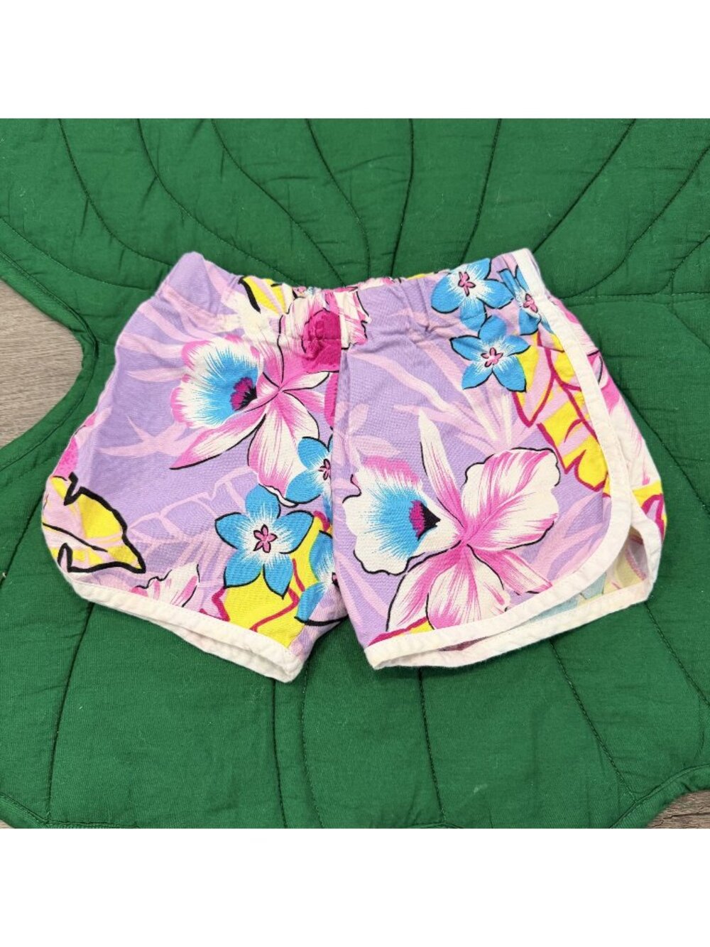 Elli-O Hawaii 4T Vintage Hawaiian Fabric Handmade Retro Shorts